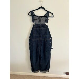Polo Ralph Lauren Denim Overalls Dark Wash Carpenter Style‎ Women's L